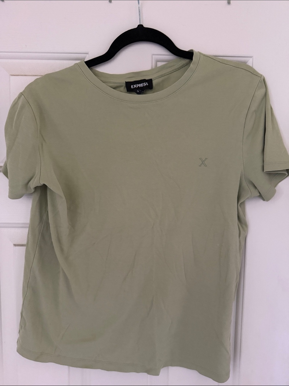 Express Light Sage Short Sleeve Crew Tee